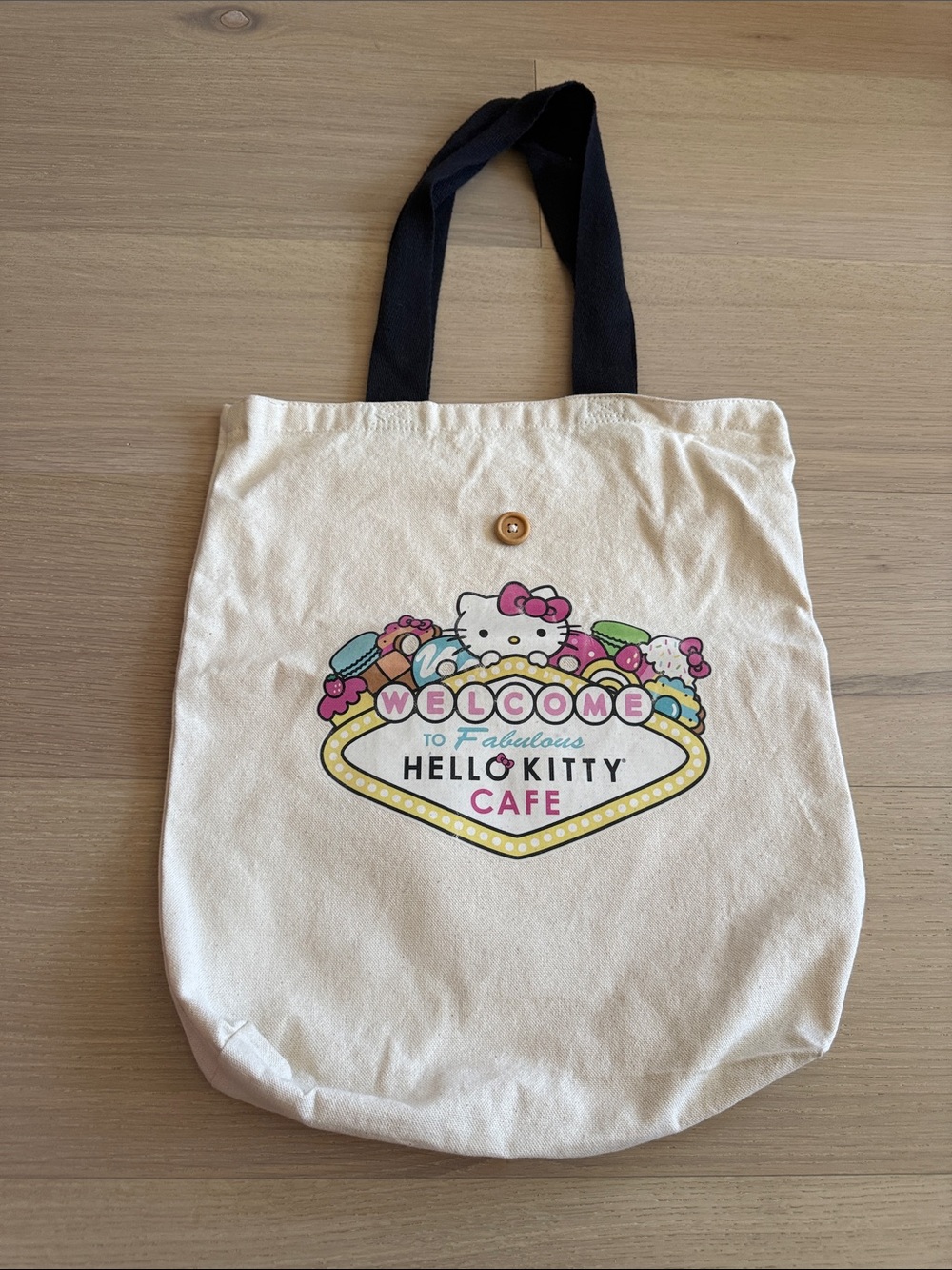 Hello kitty cafe tote bag